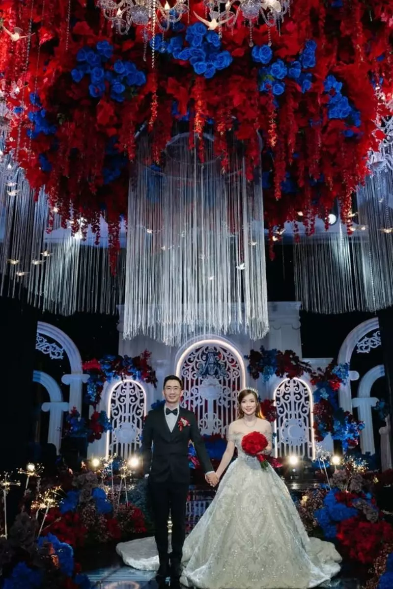 Royal Crimson & Blue